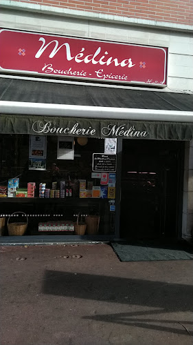 Devanture de la Boucherie Médina à Clamart